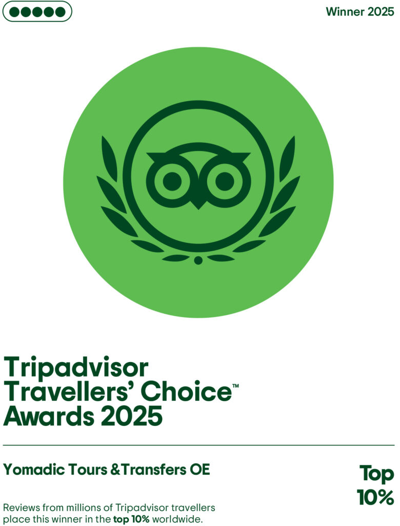 Yomadic TripAdvisor 2025 Travellers' Choice Awards